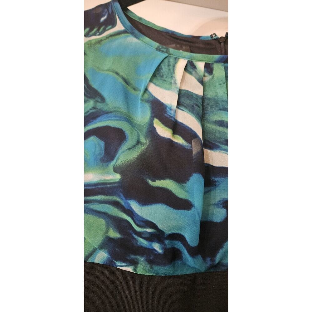 AB STUDIO Dress Women's 16 Sheath Empire Waist Cap Flattering Fit NEW W TAG - Picture 4 of 8